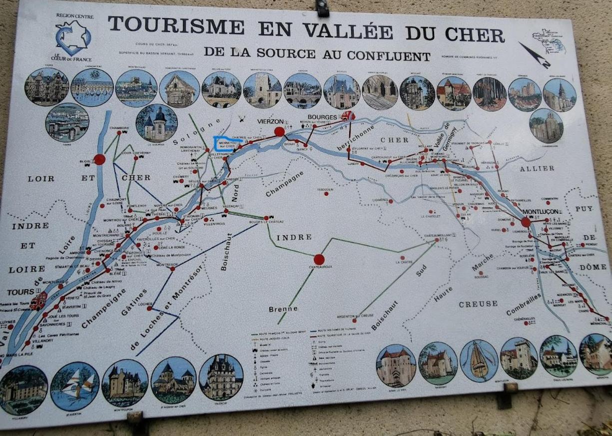 L'Echappee En Sologne Villa Mennetou-sur-Cher Dış mekan fotoğraf